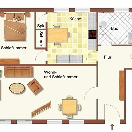 Wanlik Hus Apartamento Risum-Lindholm